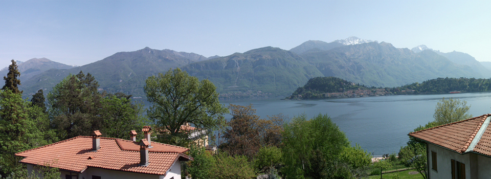 Breathtaking views over Bellagio and the lake Como